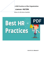 Report On Best HR Practices of The Organization1