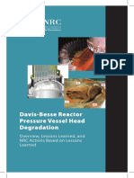Davis-Besse Reactor Pressure Vessel Head Degradation: Overview, Lessons Learned, and NRC Actions Based On Lessons Learned