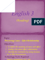 English 3: (Reading)