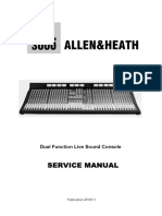 Service Manual: Dual Function Live Sound Console