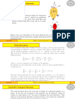 Balance Laws For A Continuum: 12/04/2020 ME321A: Advanced Mechanics of Solids