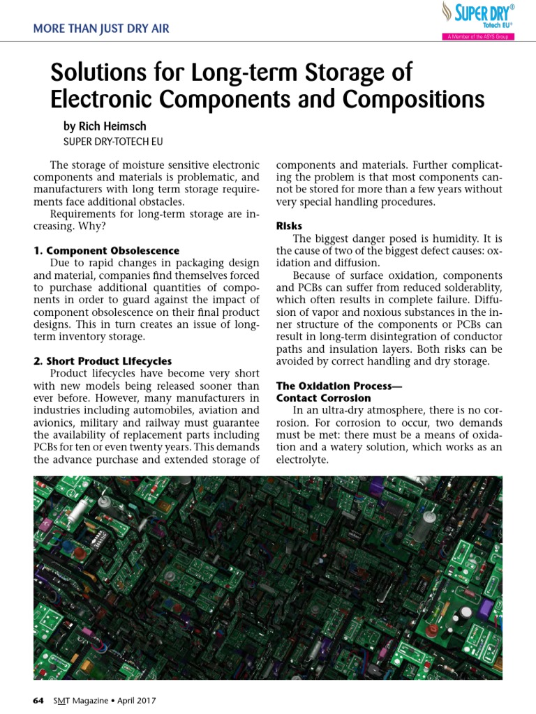 Solutions For Long-Term Storage of Electronic Components and ...