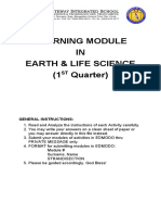 Earth and Life Science Module 5 Activity 1-2