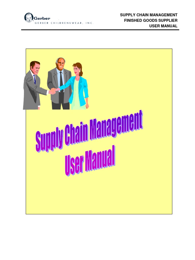 Supplier User Manual | PDF | Printer (Computing) | Supply Chain Management