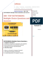 TOP 99 NETWORKING Multiple Choice Questions and Answers