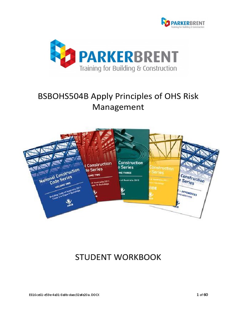 OHS Risk Management Guide | PDF | Occupational Safety And Health | Safety