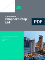 Shopper's Stop LTD - India, August 2020