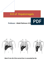 DD of Hepatomegaly