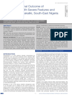 The Feto-Maternal Outcome of Preeclampsia With Severe Features and Eclampsia in Abakaliki, South-East Nigeria