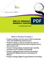PPB Co Training - Product Costing: by Sudhakara Reddy Jakku