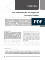 La Subsidiariedad Del Amparo Peruano El PDF