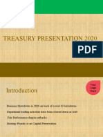 Treasury Presentation 2020
