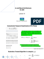 End-To-End Neural Architectures For Asr: Instructor: Preethi Jyothi