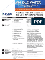 Trouble-Shooting Guide: Fleck Model 5600 & 5600 Econominder