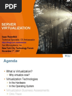 Server Virtualization: Isaac Rozenfeld