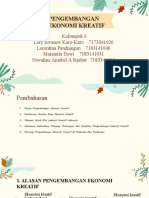 Kelompok 6 - Pengembangan Ekonomi Kreatif