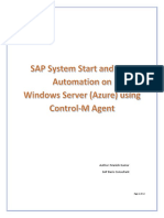 SAP System Start and Stop Automation