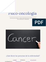 Psico-oncología: impacto emocional del cáncer y recursos de apoyo