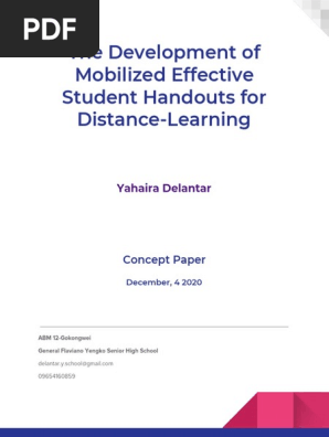 Eapp Concept paper