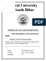 Central University of South Bihar: School of Law and Governance Under The Guidance of Dr. Deonarayan Singh