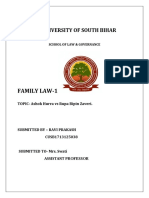 Central University of South Bihar: Family Law-1