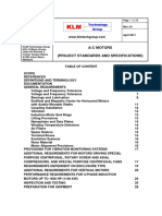 PROJECT STANDARDS AND SPECIFICATIONS Ac Motors Rev01 PDF