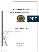 Ravi Prakash Criminology