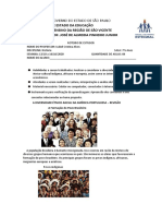 7ºs Anos A Diversidade Étnico-Racial Na América Portuguesa 13 A 16 de Outubro