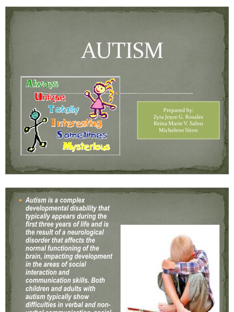Autism Autism Medical Diagnosis