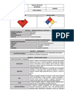 07 Ficha de Seguridad Thinner Comun PDF