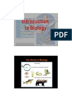 To Biology To Biology: The World of Biology