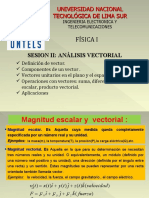 SESION II ANALISIS VECTORIAL I