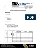 Esquema General - Plan de Trabajo