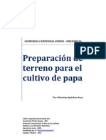 Preparacion de terreno para el cultivo de papa