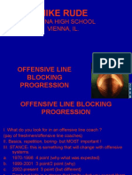 Offensve Line Blocking Progression