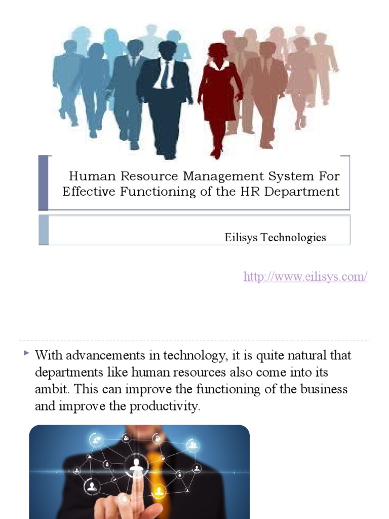 Eilisys HR Management System Overview | PDF