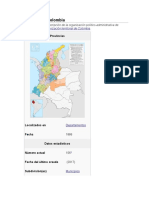 Provincias de Colombia