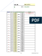 K-277 H. 5'' DP PIPE TALLY. Updated 05-12-12