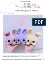 Cube Bunny Rabbit Amigurumi Pattern