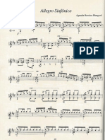 Agustin Barrios Mangore - Partitura Allegro Sinfonico 2 PDF