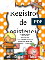 Registro de Asistenci: Profr. Rogelio Meneses Rodríguez