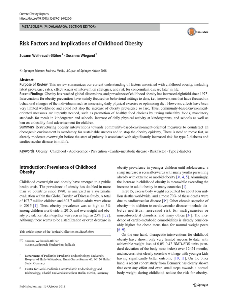 Obesity PDF | PDF | Preventive Healthcare | Obesity