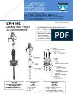 Installation Instructions - Roof Hydrant Model SRH-MS - Woodford