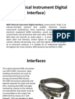 MIDI (Musical Instrument Digital Interface)