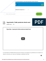 Importación - Subir Productos Desde Excel - Portal de Clientes Siigo Software Contable y Administrativo