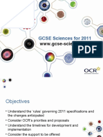 GCSE Sciences For 2011