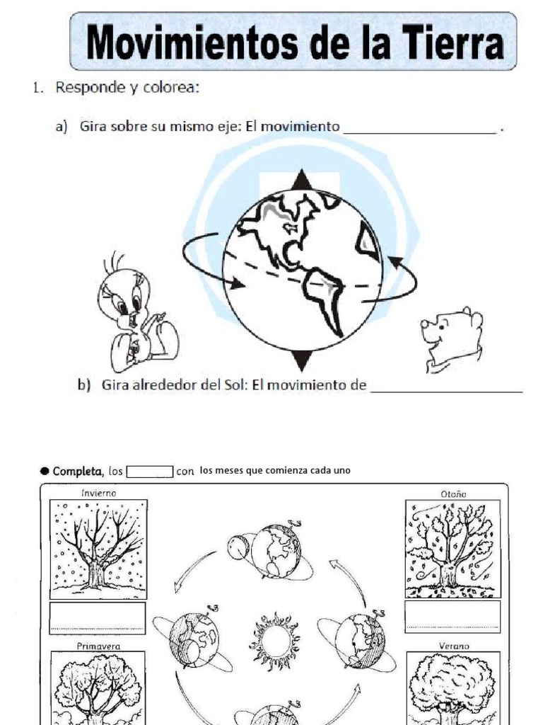 La Tierra y Sus Movimientos | PDF