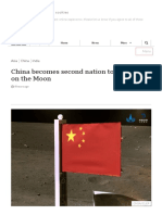 China Becomes Second Nation To Plant Flag On The Moon