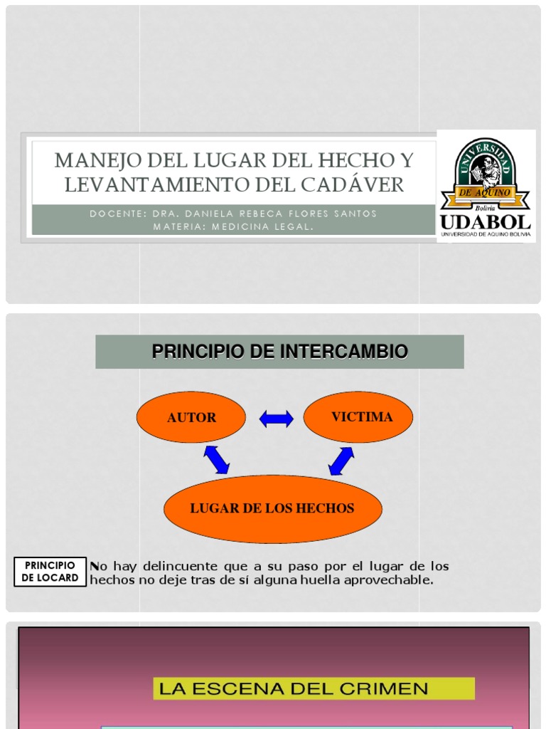 Investigacion de La Escena de La Muerte PDF | PDF | Naturaleza