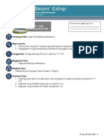 Module in Filipino IV (2nd Quarter) Araw 9 To Araw 12 PDF